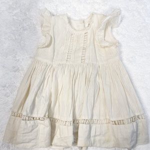 Noralee Cream Dress - 12 Mo